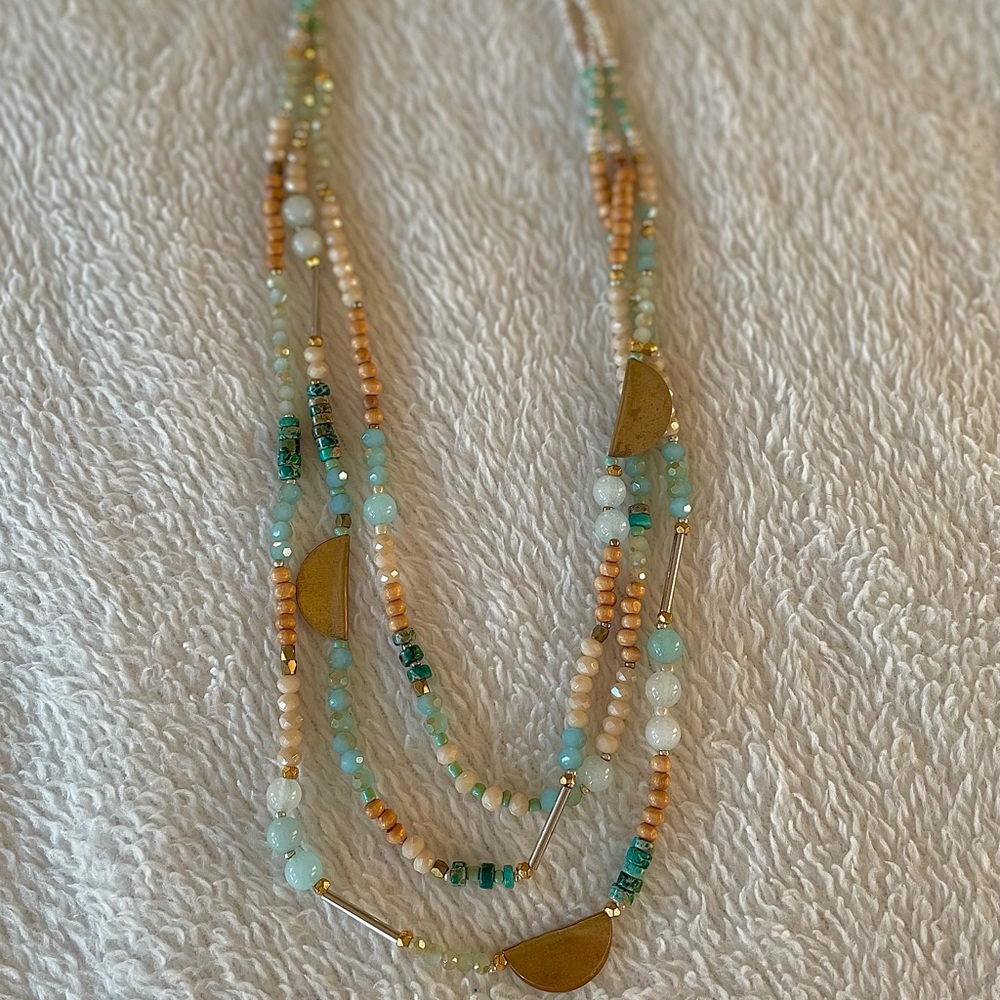 Bohemian beaded necklace